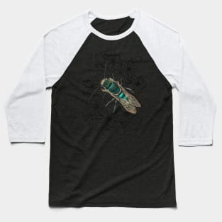 Blue, Orchard, Mason Bee Doodle, white Baseball T-Shirt